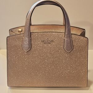 Kate Spade Gold Glitter Handbag